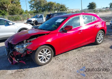2015 Mazda Mazda3 I Grand Touring z USA, uszkodzony, nr VIN JM1BM1M74F1249561
